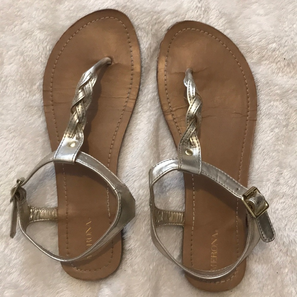 Merona Gold Sandals